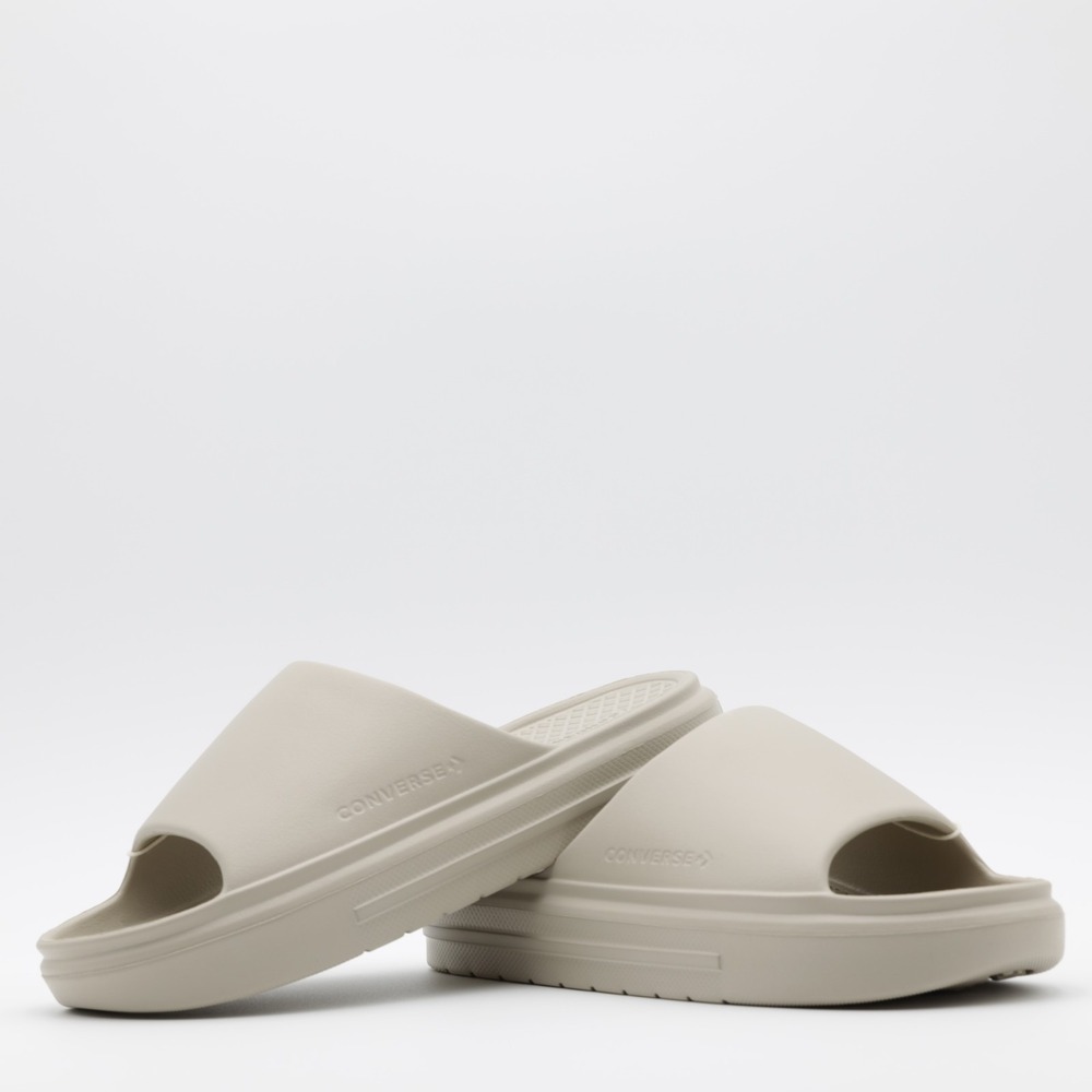Converse‎ Unisex Comfortable Essential Slide Sandals Beige Men's 9 Women's 10 - Picture 9 of 11